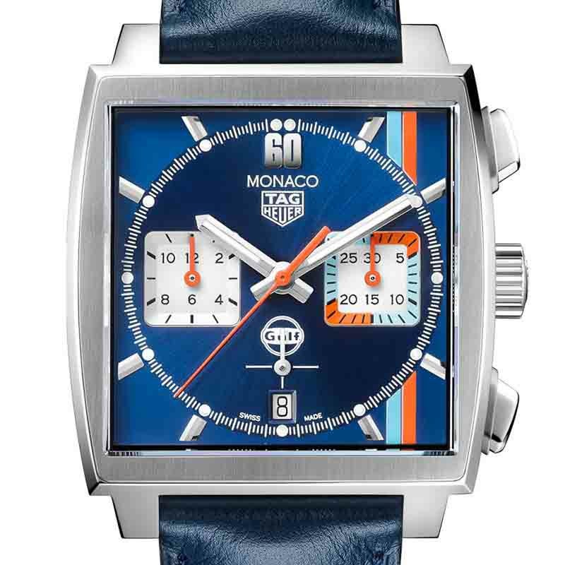 TAG Heuer MONACO CALIBRE HEUER 02 GULF SPECIAL EDITION タグ