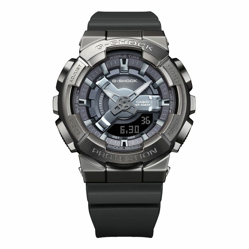 G-SHOCK アナログ/デジタル時計 ブラック/シルバー G-SHOCK ANALOG-DIGITAL WOMEN ジーショック アナログデジタル