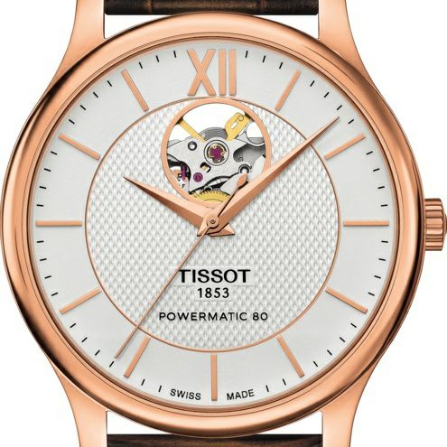 TISSOT TRADITION Automatic Open Heart ティソ トラディション