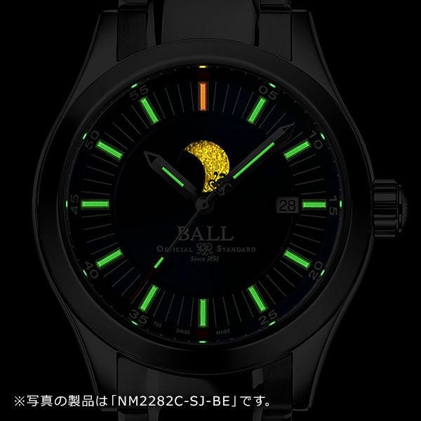 BALL WATCH MOONPHASE ボール ウォッチ ムーンフェイズ NM2282C-LLJ-BK
