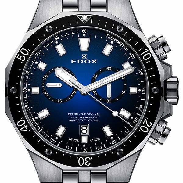 EDOX DELFIN THE ORIGINAL CHRONOGRAPH エドックス デルフィン 