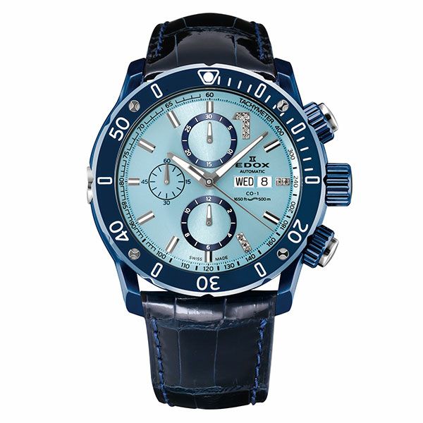 EDOX CHRONOFFSHORE-1 CHRONOGRAPH AUTOMATIC FIRMAMENT SEA TO SKY