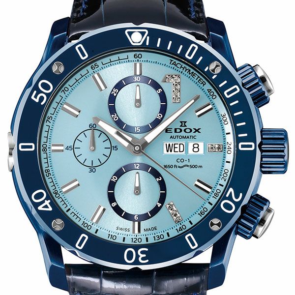 EDOX CHRONOFFSHORE-1 CHRONOGRAPH AUTOMATIC FIRMAMENT SEA TO SKY