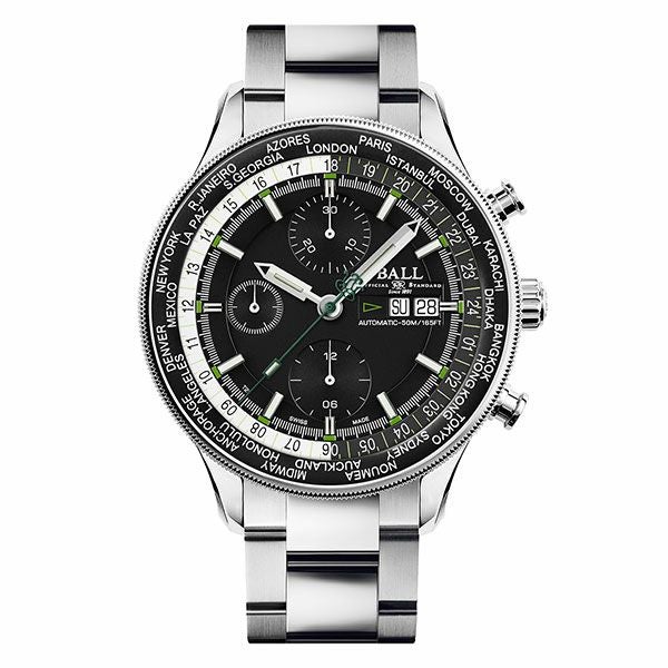 BALL WATCH NAVIGATOR WORLD TIME CHRONOGRAPH ボール ウォッチ
