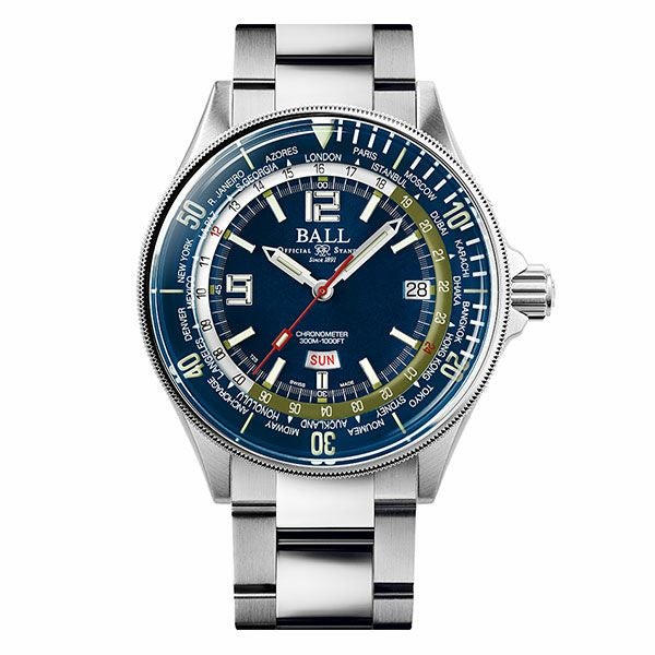 BALL Watch Engineer Master II Diver World Time ボールウォッチ エンジニアマスターII ダイバー ワールドタイム DG2232A-SCJ-BE