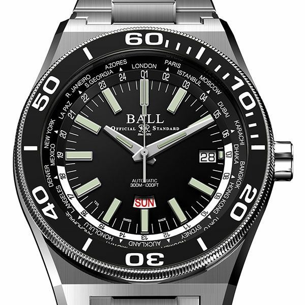 BALL Watch Road Master World Time ボールウォッチ ロードマスター ワールドタイム DG3032A-SJ-BKBK