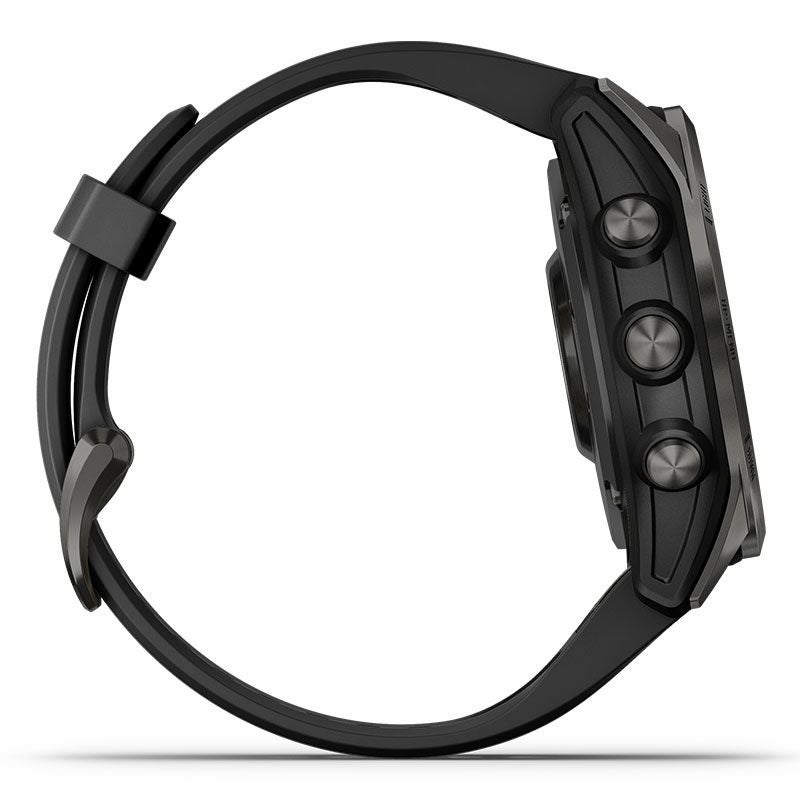 GARMIN FENIX 7S ブラック 本体と箱あり GARMIN fenix 7S Sapphire Dual Power Ti Carbon Gray DLC / Black