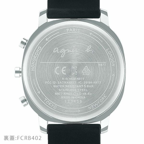 agnes b. QUARTZ アニエスベー クオーツ FCRB401