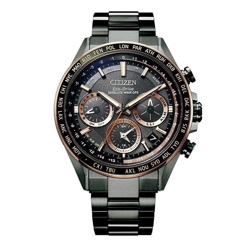 ATTESA Eco-Drive Black Titanium(TM) Series アテッサ エコ・ドライブ