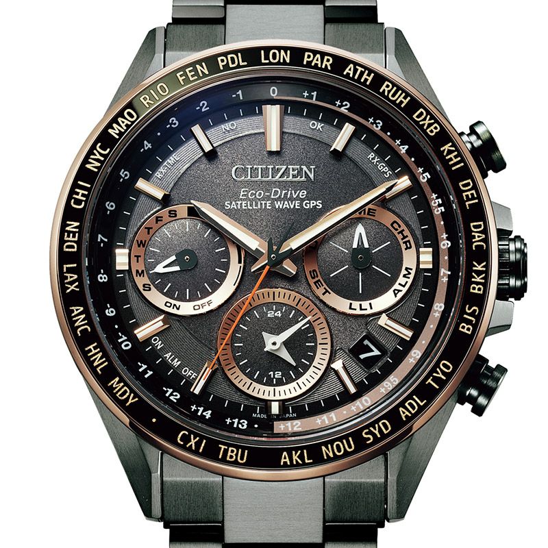 ATTESA Eco-Drive Black Titanium(TM) Series アテッサ エコ・ドライブ 