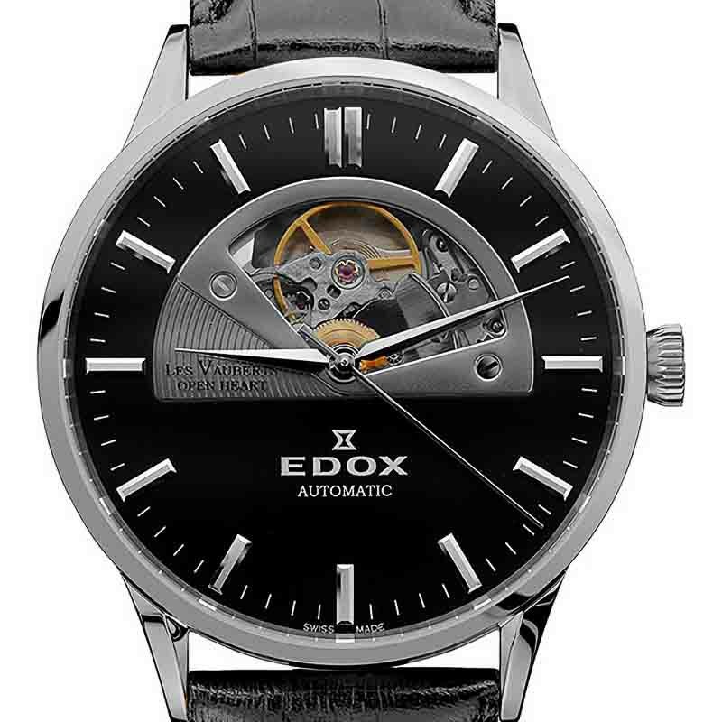 EDOX LES VAUBERTS OPEN HEART AUTOMATIC エドックス レ・ヴォベール