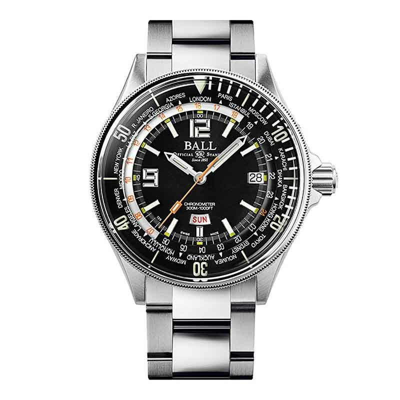 BALL WATCH DIVER WORLD TIME ボール ウォッチ ダイバー ワールド