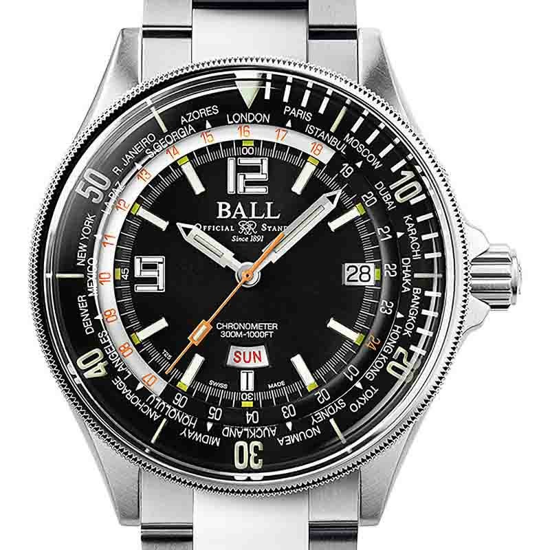 BALL WATCH DIVER WORLD TIME ボール ウォッチ ダイバー ワールド