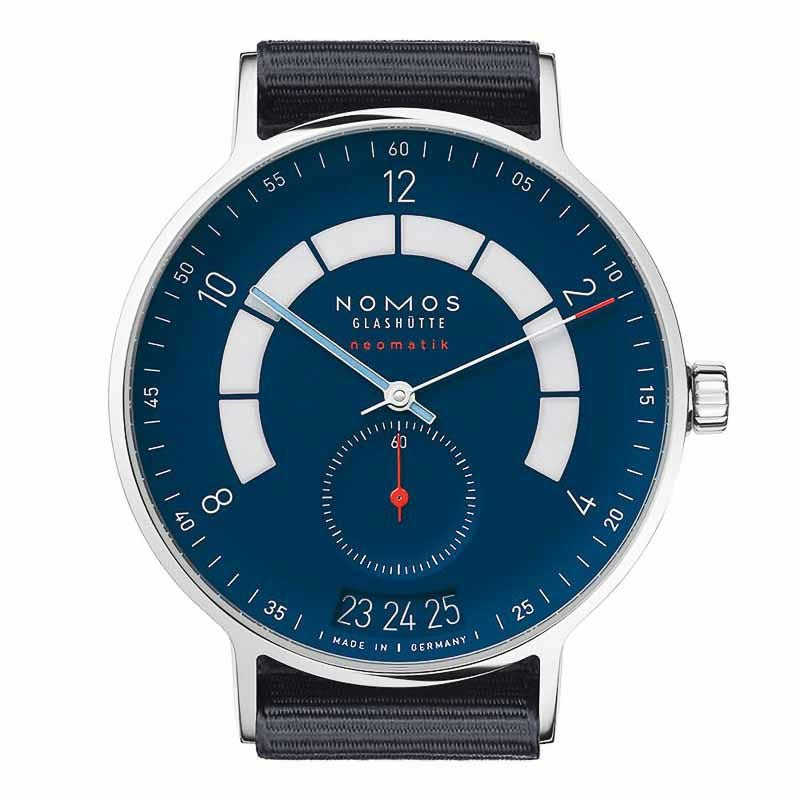 NOMOS GLASHUETTE Autobahn Neomatik 41 Date Midnight Blue ノモス