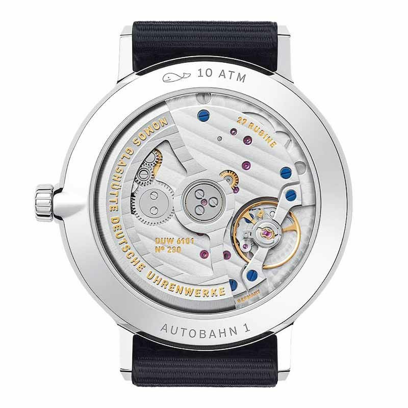 NOMOS GLASHUETTE Autobahn Neomatik 41 Date Midnight Blue ノモス