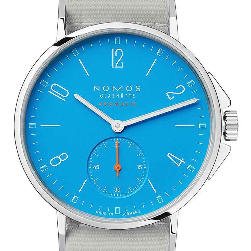 NOMOS GLASHUETTE Ahoi Neomatik Signalblau ノモス グラスヒュッテ