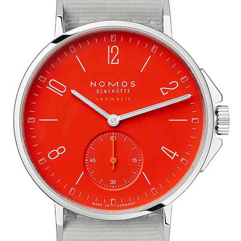 NOMOS GLASHUETTE Ahoi Neomatik Signalrot ノモス グラスヒュッテ