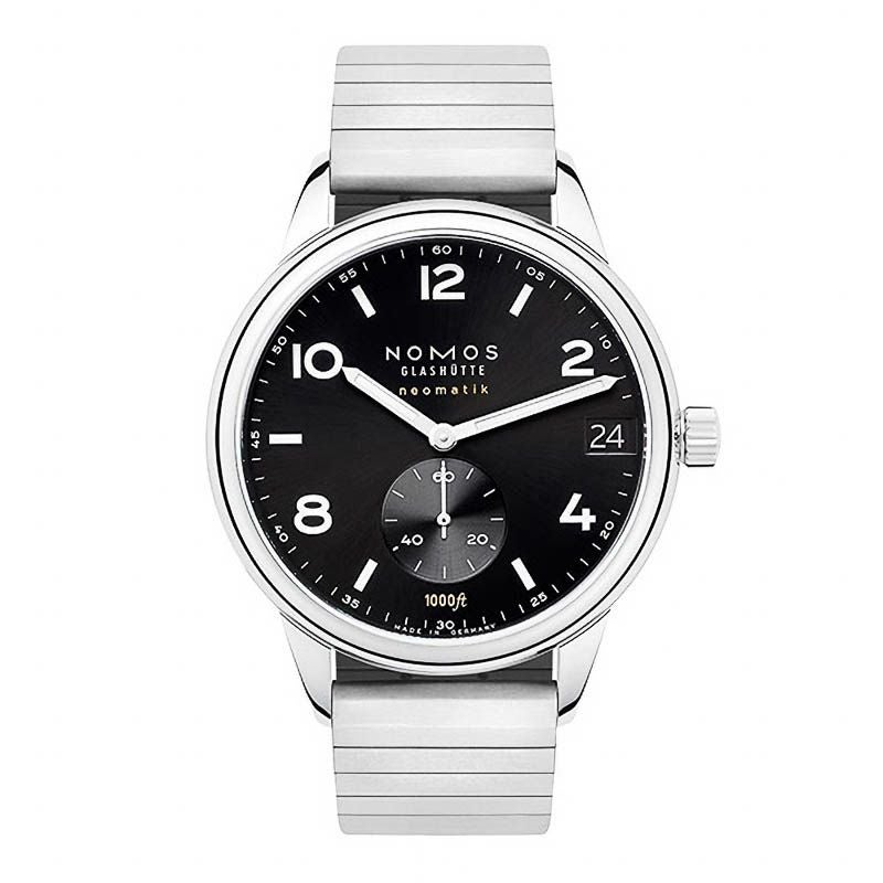 NOMOS GLASHUETTE Club Sport Neomatik 42 Date Black ノモス グラス 