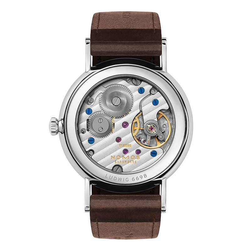 NOMOS GLASHUETTE Ludwig 33 Duo Enamel White ノモス グラスヒュッテ