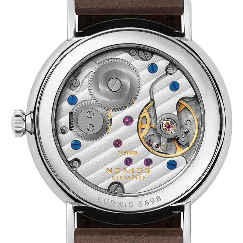 NOMOS GLASHUETTE Ludwig 33 Duo Enamel White ノモス グラスヒュッテ