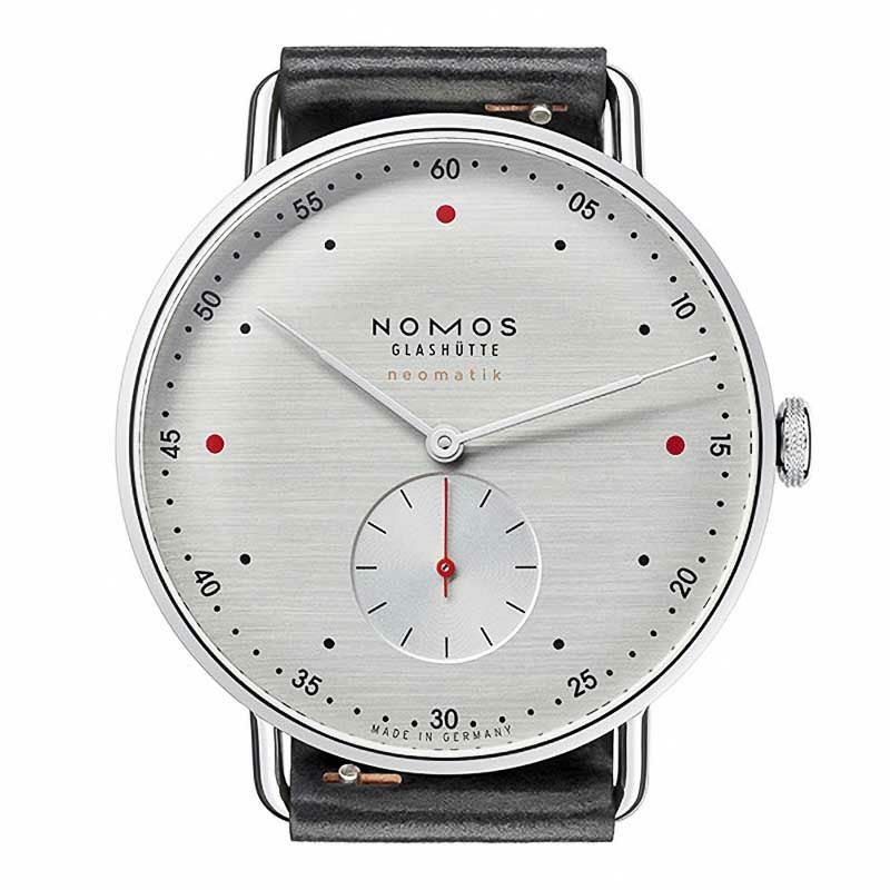 NOMOS GLASHUETTE Metro neomatik 39 silvercut ノモス グラスヒュッテ
