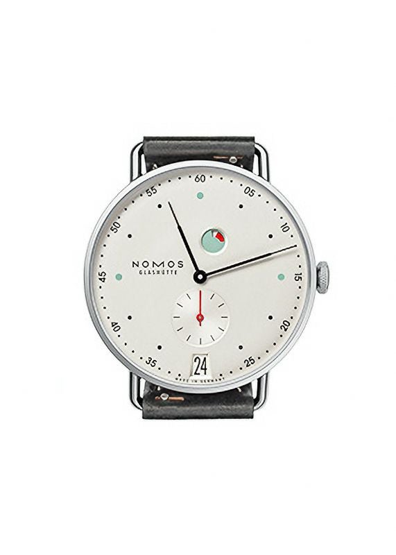 NOMOS GLASHUETTE Metro date power reserve ノモス グラスヒュッテ