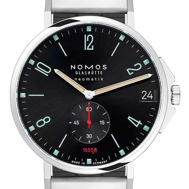 NOMOS GLASHUETTE Tangente Sport Neomatik 42 Date Marine Black ノモス グラスヒュッテ タンジェント スポーツ ネオマティック 42 デイト マリンブラック TNS161011B2M