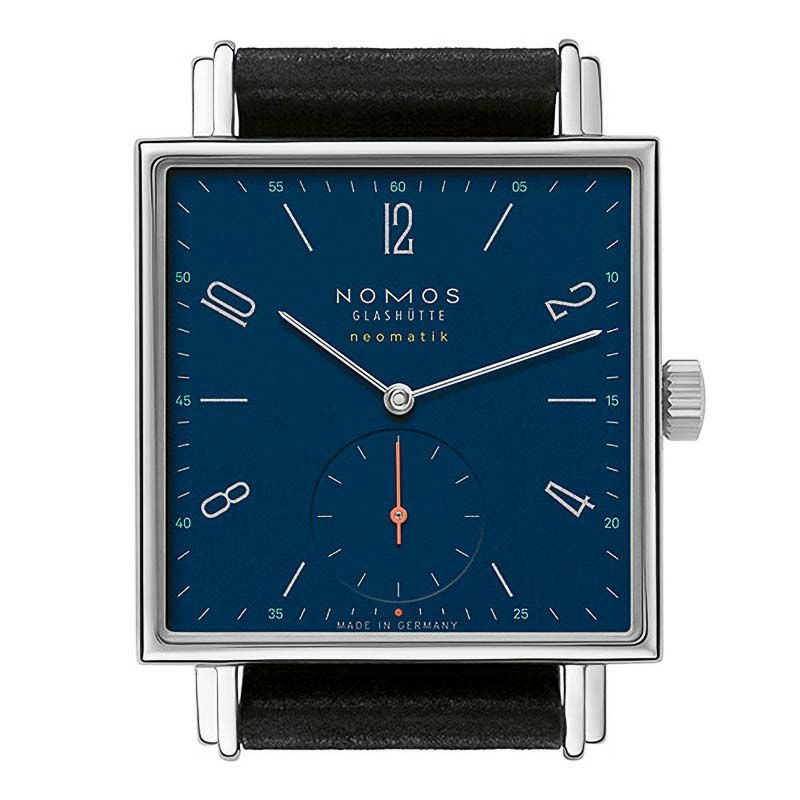 NOMOS GLASHUETTE Tetra neomatik 39 midnight blue ノモス グラス