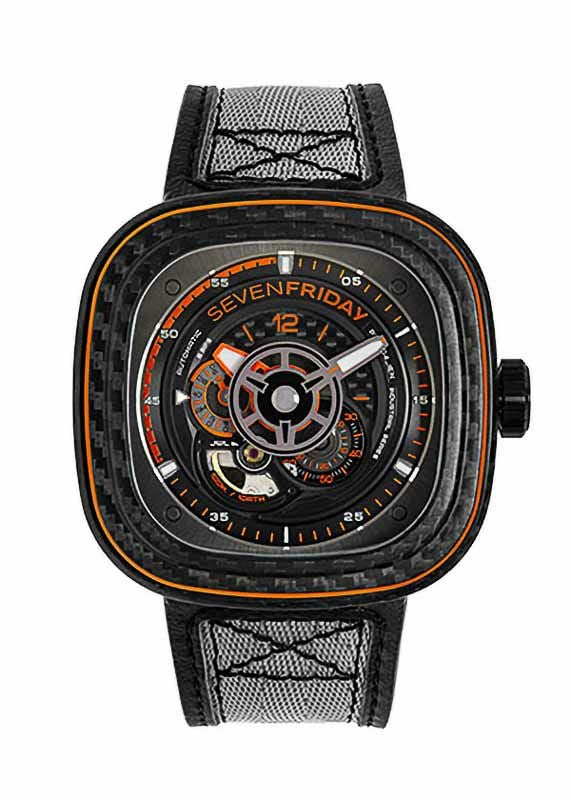 SEVENFRIDAY ORANGE CARBON セブンフライデー オレンジ カーボン P3C/09