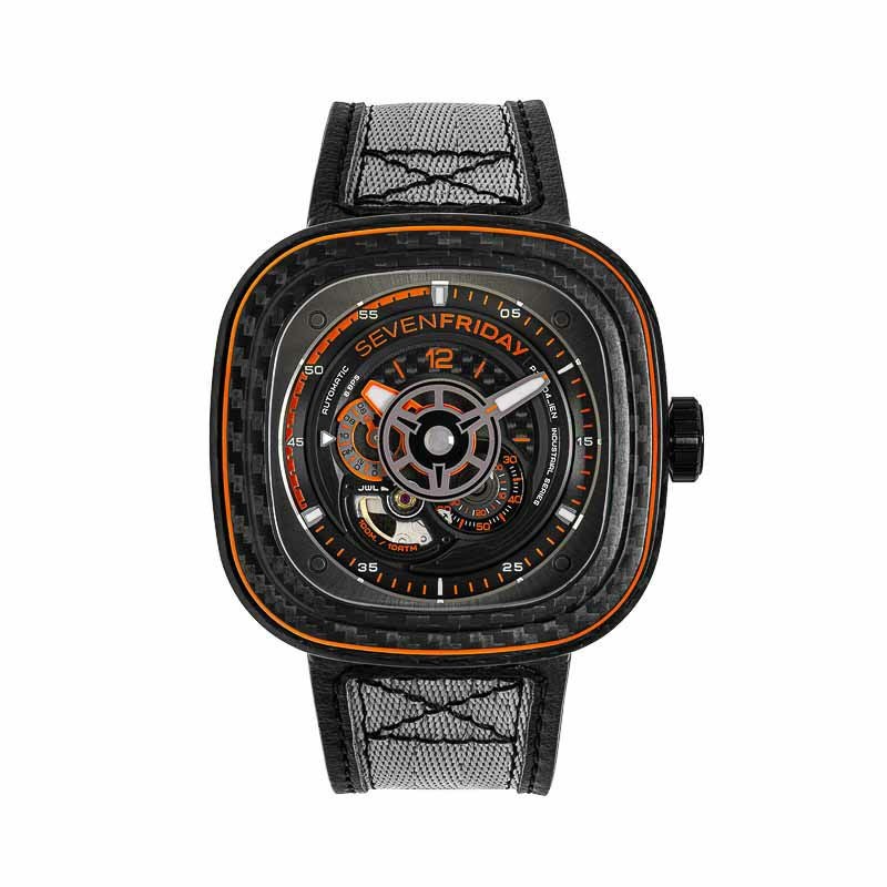 SEVENFRIDAY ORANGE CARBON セブンフライデー オレンジ カーボン P3C/09