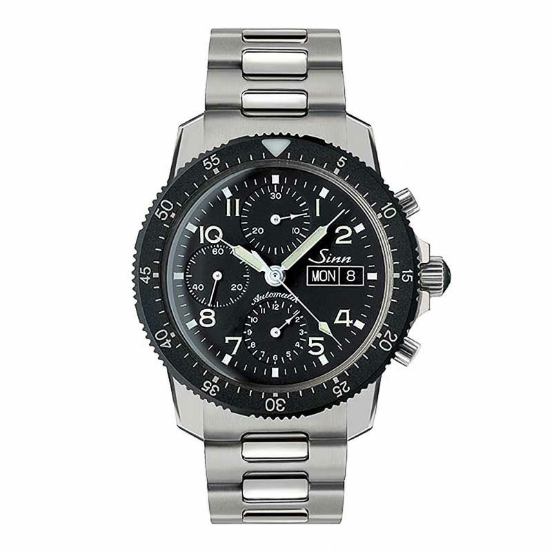 【Sinn/ジン】 インストゥルメント 103 腕時計 ステンレススチール/社外製ラバーベルト/社外製尾錠 自動巻き/オートマ 黒 メンズ【中古】【真子質店】【GD】【IMaMoMa】 Sinn/ジン】 インストゥルメント 103 腕時計 ステンレススチール/社外