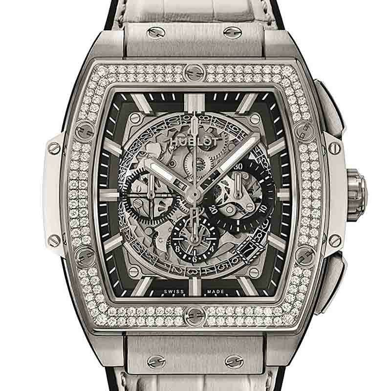 HUBLOT SPIRIT OF BIG BANG TITANIUM WHITE DIAMONDS ウブロ