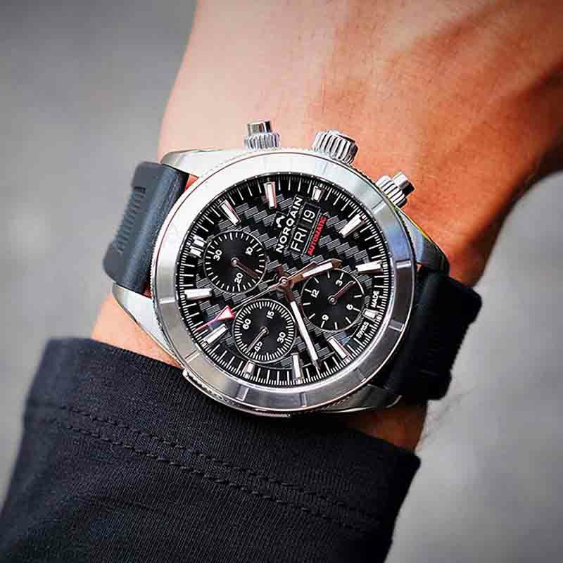 NORQAIN Adventure Sport Chrono Day/Date 41 MM ノルケイン アドベンチャー スポーツ クロノ デイ/デイト 41 mm N1500SIC/B151/15BR.18S