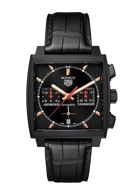 S*S様 TAG Heuer モナコ 黒 レザー TAG Heuer MONACO SPECIAL EDITION タグ・ホイヤー モナコ スペシャル