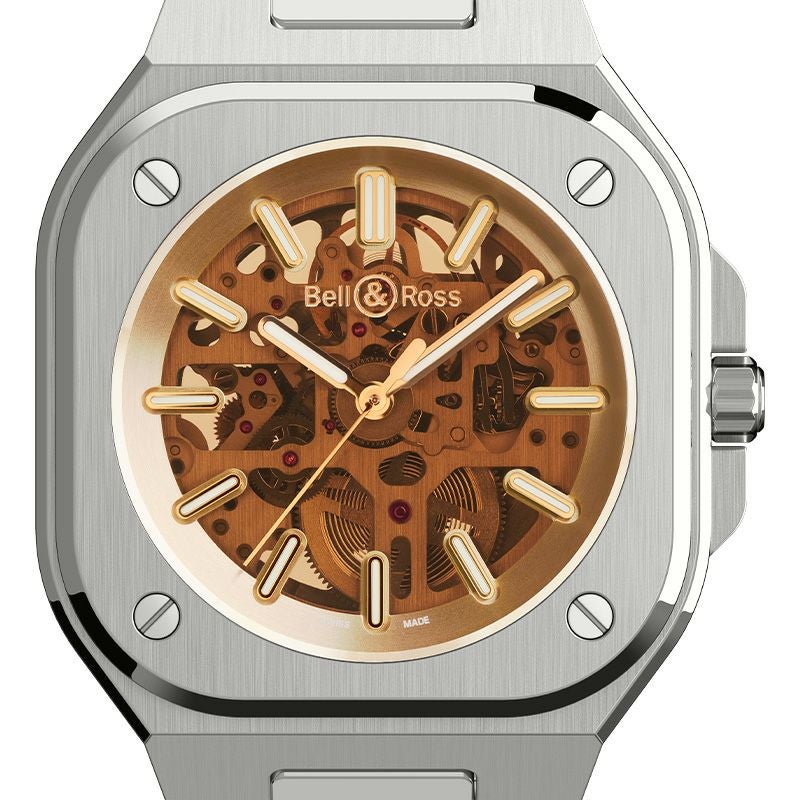 Bell ＆ Ross BR 05 SKELETON GOLDEN ベル＆ロス BR 05 スケルトン ゴールデン BR05A-CH-SKST/SST