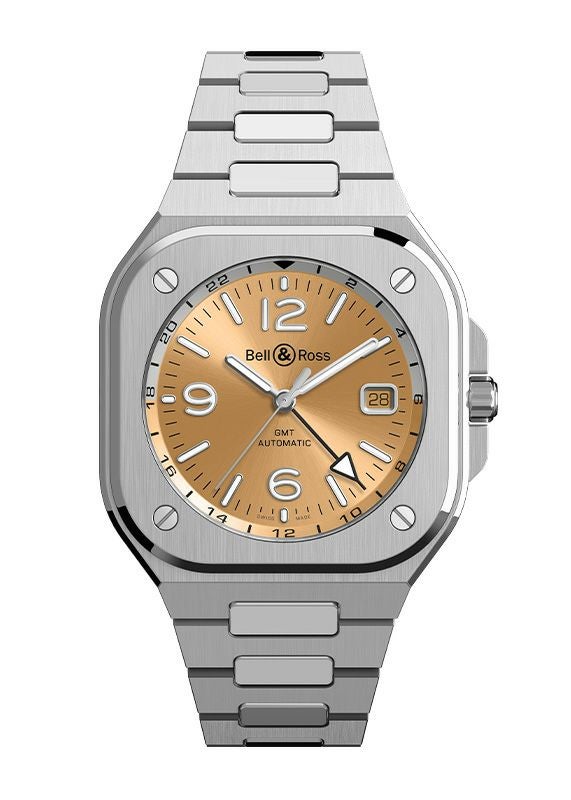 Bell ＆ Ross BR 05 GMT AMBER JAPAN LIMITED EDITION ベル＆ロス BR 05 GMT アンバー 日本限定 BR05G-CH-ST/SST