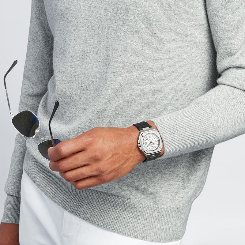 Bell ＆ Ross BR 05 GMT ベル＆ロス BR 05 GMT BR05G-SI-ST/SRB