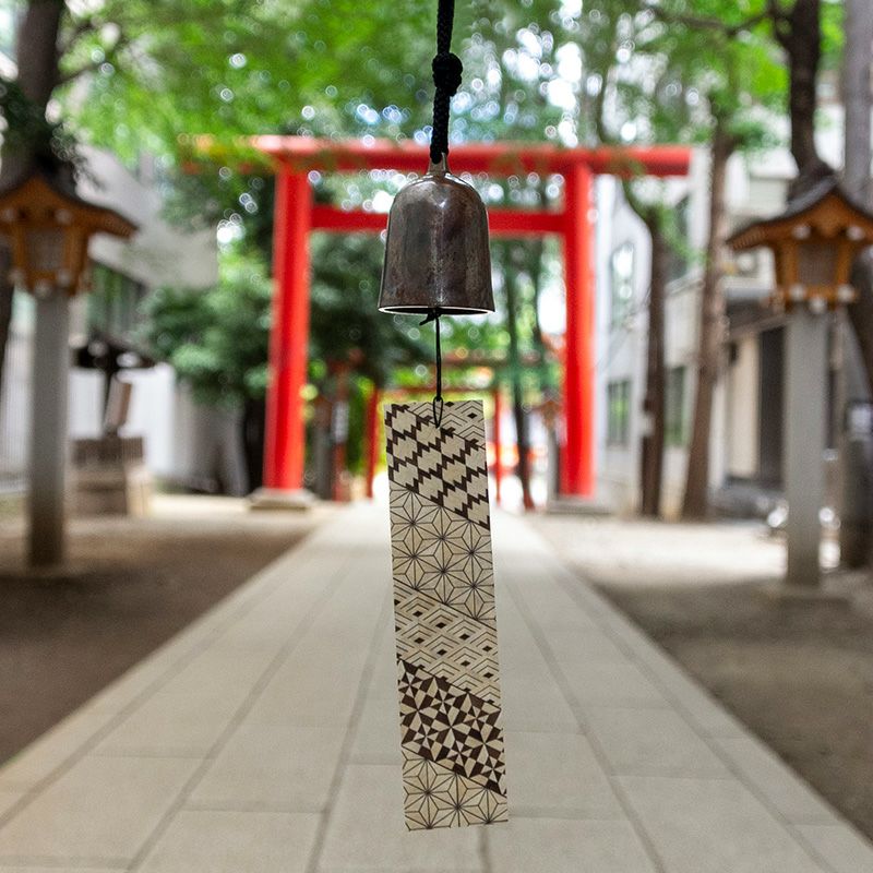 Sahari wind chimes 砂張風鈴 梵鐘型 中 小田原風鈴 梵鐘型 中｜正規