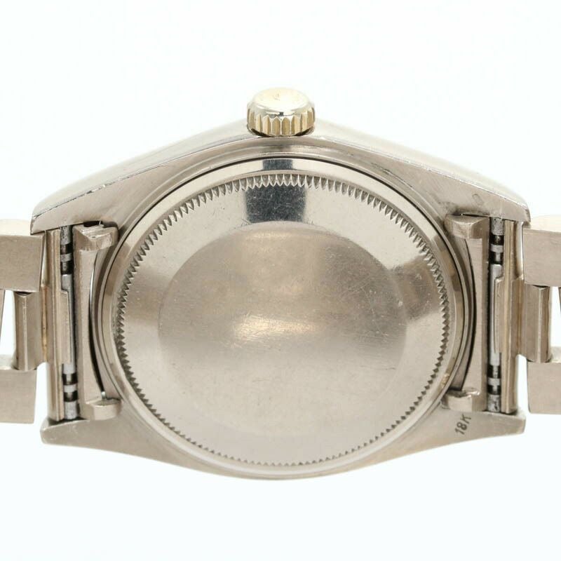 【仮】ロレックス【ROLEX】オイスターパーペチュアルデイデイト1803A/9メンズシルバーK18ホワイトゴールド腕時計時計OYSTERPERPETUALDAYDATESILVERK18WG【中古】