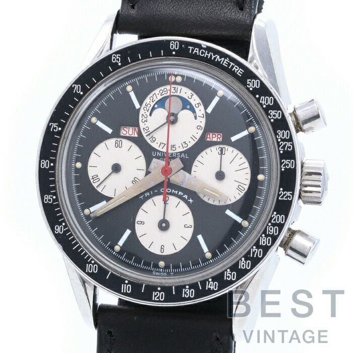 中古】UNIVERSAL GENEVE TRI-COMPAX ユニバーサルジュネーブ トリコン