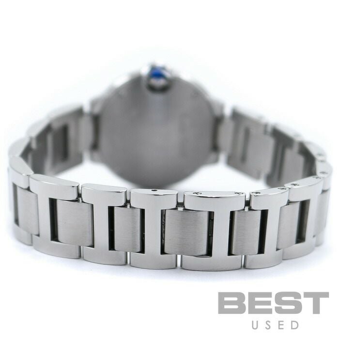 【仮】カルティエ【CARTIER】バロンブルーSMW69010Z4レディースシルバーステンレススティール腕時計時計BALLONBLEUDECARTIERSMSILVERSS【中古】