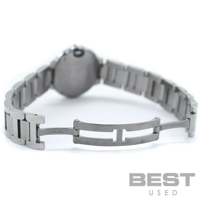 【仮】カルティエ【CARTIER】バロンブルーSMW69010Z4レディースシルバーステンレススティール腕時計時計BALLONBLEUDECARTIERSMSILVERSS【中古】