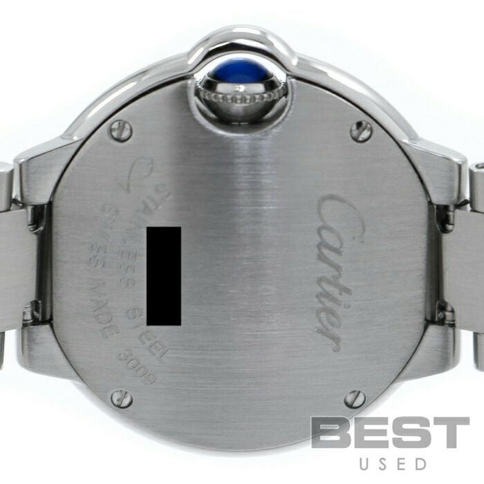 【仮】カルティエ【CARTIER】バロンブルーSMW69010Z4レディースシルバーステンレススティール腕時計時計BALLONBLEUDECARTIERSMSILVERSS【中古】