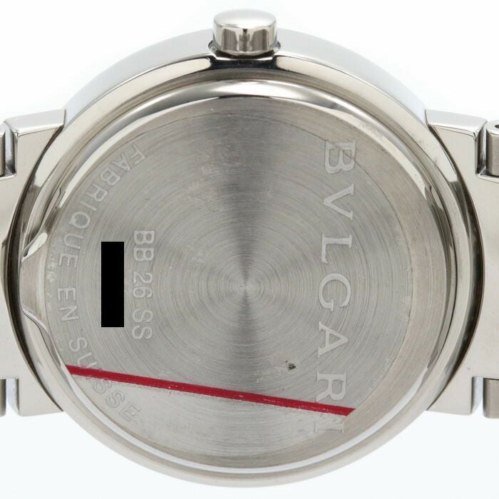 【仮】ブルガリ【BVLGARI】ブルガリブルガリBB26WSSDレディースホワイトステンレススティール腕時計時計BVLGARIBVLGARIWHITESS【中古】