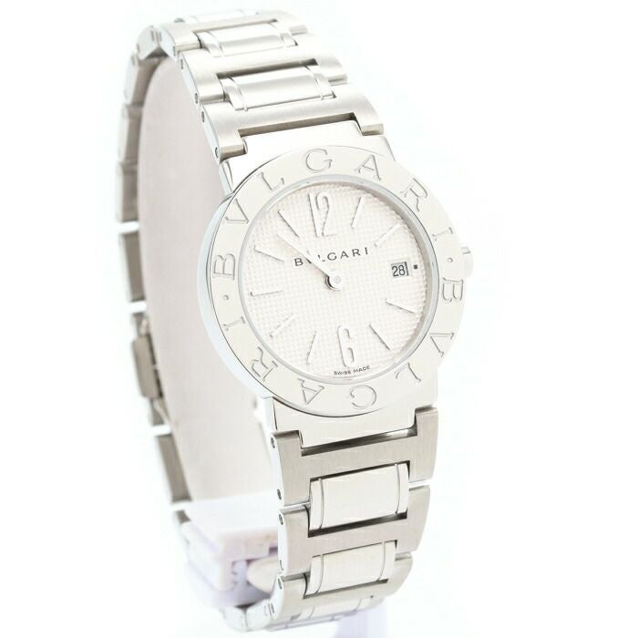 【仮】ブルガリ【BVLGARI】ブルガリブルガリBB26WSSDレディースホワイトステンレススティール腕時計時計BVLGARIBVLGARIWHITESS【中古】