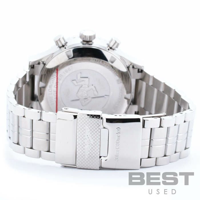 【仮】ロンジン【LONGINES】ヘリテイジダイバー１９６７L2.808.4.52.6メンズブラックステンレススティール腕時計時計HERITAGEDIVER1967BLACKSS【中古】