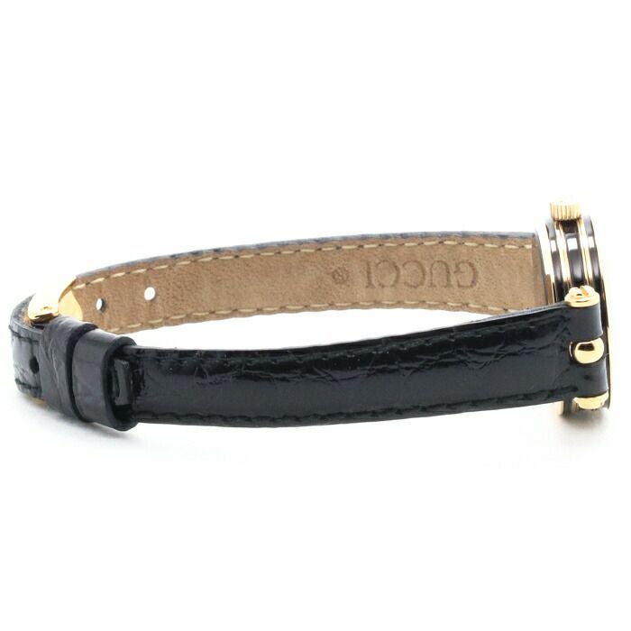 【仮】グッチ【GUCCI】サイドシェリーGQ2050Bレディースシルバー金メッキ腕時計時計SIDESHELLYSILVERGF【中古】