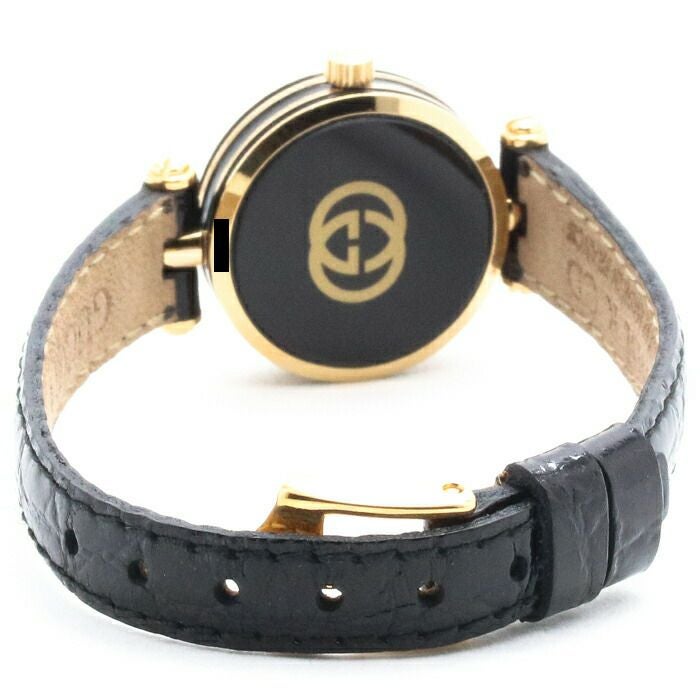【仮】グッチ【GUCCI】サイドシェリーGQ2050Bレディースシルバー金メッキ腕時計時計SIDESHELLYSILVERGF【中古】
