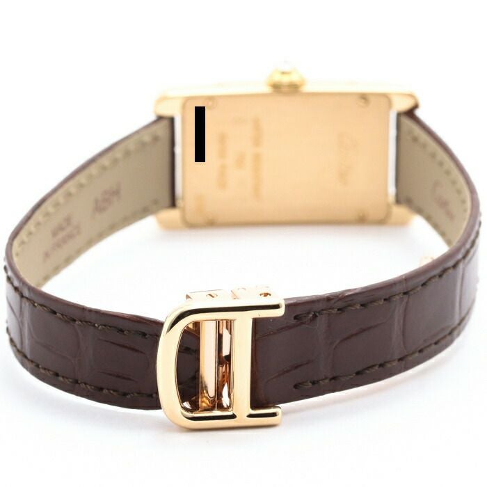 【仮】カルティエ【CARTIER】タンクアメリカンSMWB706431レディースゴールドK18イエローゴールド腕時計時計TANKAMERICANSMGOLDK18YG【中古】