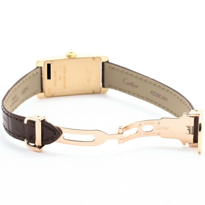 【仮】カルティエ【CARTIER】タンクアメリカンSMWB706431レディースゴールドK18イエローゴールド腕時計時計TANKAMERICANSMGOLDK18YG【中古】